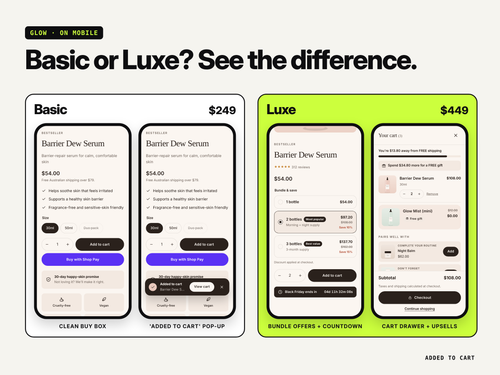 Glow Beauty Shopify Luxe Theme